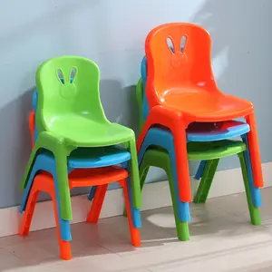 Chaise pliante en plastique, siège pour enfants, en couleur, bon marché, vente en gros