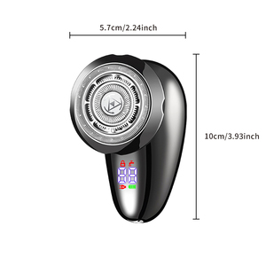 เครื่องตัดผมใบมีดเดี่ยวแบบชาร์จ USB สำหรับเครื่องเล็มหนวดเคราและโกนหนวดสำหรับผู้ชาย ใช้ในบ้าน โรงแรม เครื่องตัดขนบนใบหน้า - Product Image 4