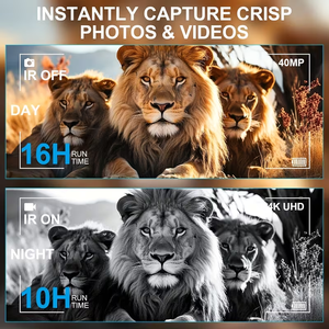 Binoculares con Visión Nocturna CZ080, Infrarrojos, Pantalla Grande HD, Cámara Digital, Visión Nocturna Infrarroja - Product Image 4