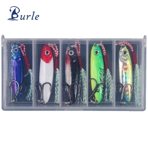 Set Mini Small Five-Grid Set Hard Bad Lead Fish Single Hook Blood Groove Three Hook Lentejuelas - Product Image 1