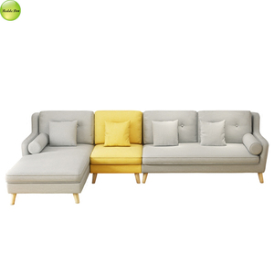Italian Nordic Modern Style Furniture Sets Design Wooden <strong>Sofa</strong> Set Fabric <strong>Small</strong> Corner <strong>Sofa</strong> for <strong>Bedroom</strong> 3606 - Product Image 6