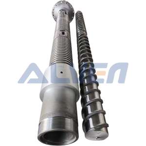 Maßgefertigte Präzisions-Spiralwendel-Kupferrohre Abfallrecycling-Pelletier-Extruder-Ersatzteile Nitrierte Bimetallische Behandlung HRC - Product Image 2