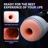 STELLAR PATH TY-260509-25 Männliche Masturbationsmaschine Künstliche Vagina Große Pumpen TPE+ABS Sexspielzeug Saugender Einziehbarer Masturbator