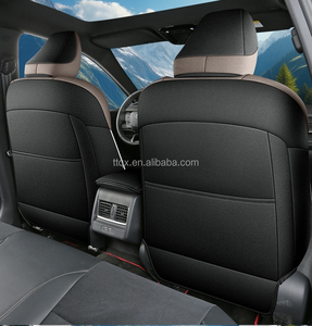 เบาะรองนั่งรถยนต์หรูหราแบบแพ็กเกจเต็มรูปแบบ2024แบบกำหนดเองสำหรับ Toyota <span class=keywords><strong>Camry</strong></span> 11ชิ้นผ้าคลุมเบาะลินินระบายอากาศสีดำสีน้ำตาล - Product Image 3