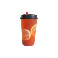 Gobelet en plastique PP jetable personnalisé de 24 oz, à paroi simple, pour boissons gazeuses à emporter, qualité alimentaire, logo personnalisé, marque Starlight