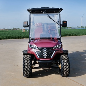 Nouveau modèle 2026 personnalisable, voiturette <span class=keywords><strong>de</strong></span> golf électrique monoplace en métal avec moteur AC 5KW, 4 places, batterie lithium 48V pour terrains <span class=keywords><strong>de</strong></span> golf et clubs - Product Image 5