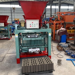 Hoạt động đơn giản plug-and-play máy gạch bê tông điện 4-30b Khối Nhà sản xuất gạch lát gạch rỗng - Product Image 4