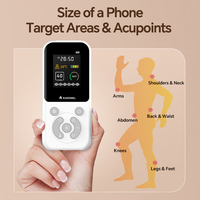 Appareil TENS sans fil facile à utiliser, masseur intelligent à thérapie thermique, appareil portable pour la gestion professionnelle de la douleur
