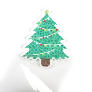 Fai da te giocattoli di natale fatti a mano per bambini su misura modello di vernice diamante albero di natale portachiavi