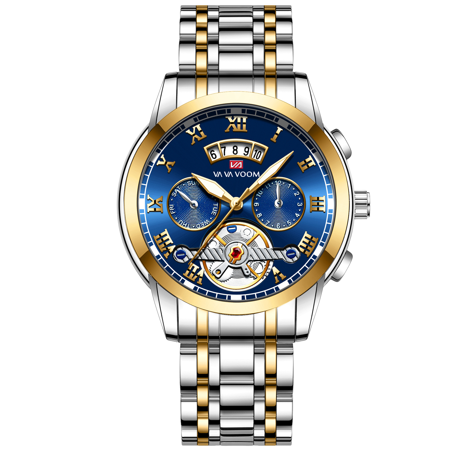 Silver Gold-Blue