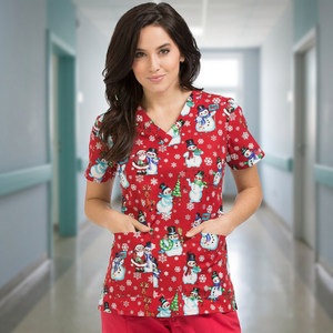 Medical scrub , <b>Christmas</b> Scrub , Hospital Uniform - Product Image 3