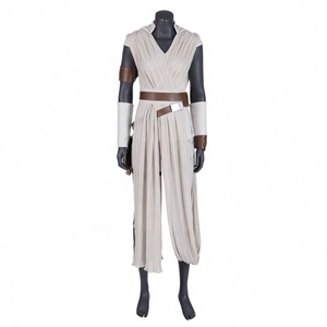 2026 High Quality Deluxe Halloween Cosplay <strong>Costume</strong> <strong>Rey</strong> Skywalker Full Set Clothes Women Role Play Movie <strong>Costumes</strong> - Product Image 1
