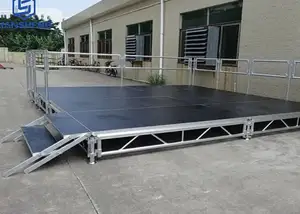 Aluminium Aloi kualitas tinggi panggung dilepas untuk pesta luar ruangan panggung penjualan
