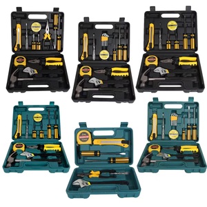 مجموعة أدوات يدوية للصيانة الطارئة للسيارات، صندوق أدوات شامل للمنزل، طقم مفاتيح ربط، هدية، مجموعة أدوات يدوية في صندوق بلاستيكي صلب للمشاريع اليدوية - Product Image 6