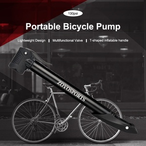 <span class=keywords><strong>Pompe</strong></span> à <span class=keywords><strong>main</strong></span> pour vélo ZOYOSPORTS en alliage d'aluminium miniature, gonfleur de pneus haute performance, <span class=keywords><strong>pompe</strong></span> à vélo portable - Product Image 2