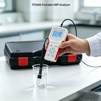 TP2600 Portable ORP Analyzer Auto Range Switch 24-bit A/D High Precision for Power Plant Water Test