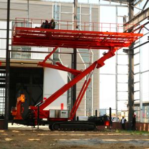 Plataforma Elevadora de Trabajo Aéreo con Sistema de Doble Potencia Eléctrico e Hidráulico, Grúa de 5 Toneladas, Disponible OEM/ODM - Product Image 1