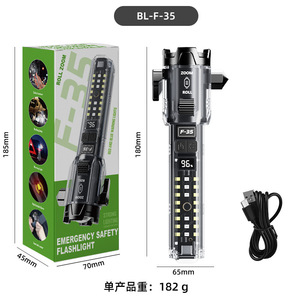 Hot bán Long Range <span class=keywords><strong>Led</strong></span> đèn pin lumen cao USB sạc mạnh ABS cơ thể Đèn bán buôn sản phẩm Đèn pin ngọn đuốc - Product Image 2