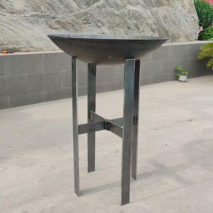 Brasero de Acero Corten Rústico para Exteriores, Brasero Redondo de Acero para Camping, Diseño de Barbacoa, Portátil, Tamaño Personalizado, Estilo Brasero - Product Image 3
