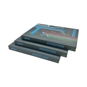 High Quality Custom Hardcover Exercise Books Grid Line Offset Paper With Ribbon Bookmark Company Notebook <strong>Printing</strong> - Product Image 2