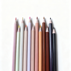 Vente directe d'usine Crayons <span class=keywords><strong>de</strong></span> couleur en plastique hexagonaux <span class=keywords><strong>de</strong></span> 7 pouces couleur chair Utilisation scolaire Logo et emballage personnalisés pour la certification EN71 ISO - Product Image 2