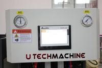 Machine de soufflage de bouteilles PET semi-automatique 800-1000BPH à 2 cavités pour eau pure et eau gazeuse