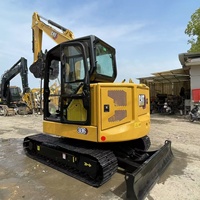 Machines de terrassement bon marché Pelle sur chenilles fabriquée au Japon Pelle sur chenilles Cat 306 307 d'occasion avec pouce hydraulique