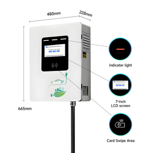 EONDRIVE Nouvelle Station de Recharge Rapide DC pour Véhicules Électriques 20-40KW IP54 OCPP1.6 Multi-Protocole avec Paiement par Carte/APP Murale pour Usage Commercial et Domestique - Product Image 3