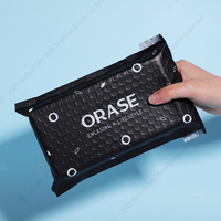 Pochette d'expédition rembourrée en couleur à imprimé personnalisé enveloppe en plastique blanc poly sac d'expédition à bulles avec logo pour Express