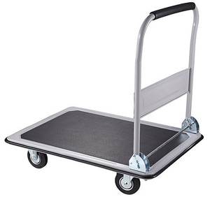 Carretilla de Plataforma Plegable de Alta Resistencia de 300 kg, Carretilla de Mano con Plataforma Rodante, Plegable para un Fácil Almacenamiento - Product Image 2