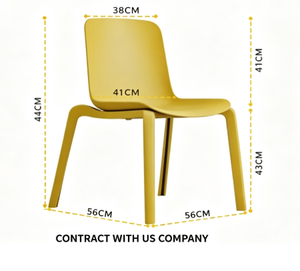 US DELIVERY <b>Stackable</b> PP Restaurant <b>Chairs</b> | Modern Design Commercial <b>Dining</b> <b>Chairs</b> for Home & Apartment Use Ready to Ship - Product Image 6
