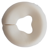 Coussin de visage blanc pour salon, coussin pour position ventrale, appui-tête pour table de salon