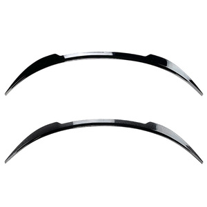 สปอยเลอร์หลังรถยนต์เทสล่า รุ่น 3 สีดำเปียโน ลายคาร์บอนไฟเบอร์ วัสดุ ABS ทรง DUCKTAIL ปี 2017+ - Product Image 2