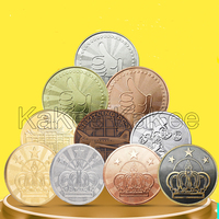 Vente en gros de jetons en métal personnalisés Distributeur automatique de jetons de jeu acceptés avec logo Jetons de jeu personnalisés Pièce de monnaie