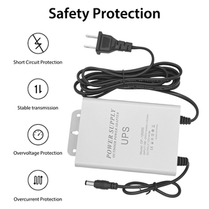 UPS Portátil Multifuncional con Batería de Respaldo para Cámaras de <span class=keywords><strong>Red</strong></span> AP POE Inalámbricas de 5V 9V 12V 24V, Router WiFi, Módem y <span class=keywords><strong>Bancos</strong></span> de Energía - Product Image 4