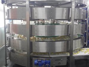 クッキービスケットハンバーガーホットドッグブレッドケーキパッケージベーカリー機器スパイラル空冷モジュラーチェーンローラータワーコンベヤー - Product Image 4