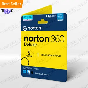 24/7 Online Norton 360 Deluxe 2023 5 Devices 1 Year Key Global Universal License Antivirus Security Software