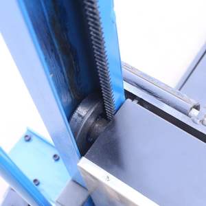 उच्च गुणवत्ता वाले मैनुअल छोटे लोडिंग और पैलेट स्टेकर 1 टन हैंड पुश लिफ्टर मशीन पैलेट स्टेकर - Product Image 5