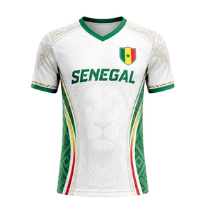 Maglia da Calcio del Senegal - Edizione Fanatiaci Colore Bianco e Verde - Product Image 1