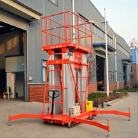 Plateforme de travail élévatrice pour conteneurs, avec échelles en aluminium, 19m, en alliage, 260kg, HK Électrique Hydraulique