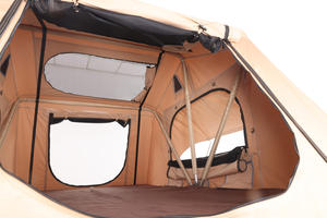 140*240 * 126厘米聚氨酯涂层牛津铝杆安装折叠汽车屋顶帐篷价格 - Product Image 4