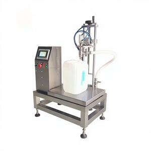 Machine de remplissage semi-automatique à double tête pour liquides de nettoyage WC, eau de <span class=keywords><strong>chlore</strong></span> et huile, en bidons, anti-corrosion - Product Image 4