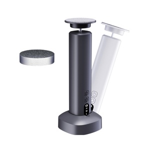 Nouvel ensemble portable de ponceuses pour pieds, éliminateur de callosités réglable avec base de chargement en plastique - Product Image 3