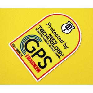 Autocollant de suivi GPS MIMAYIN, lot de 6, autocollant en vinyle auto-adhésif pour voiture, camion, vélo, fenêtre, pare-chocs, antivol, sécurité - Product Image 3