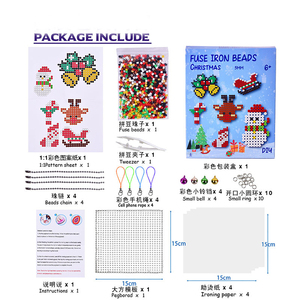 Kit de Cuentas Fusibles <span class=keywords><strong>Hama</strong></span> para Manualidades de <span class=keywords><strong>Halloween</strong></span>, Coloridas y Lindas, Juguetes Educativos para Niños, para Crear con Cuentas Perler - Product Image 4