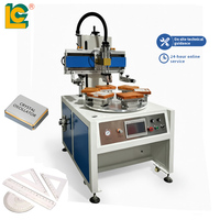 Imprimante sérigraphique rotative à plat de pointe pour jouets en plastique et décalcomanies céramiques avec table tournante de précision