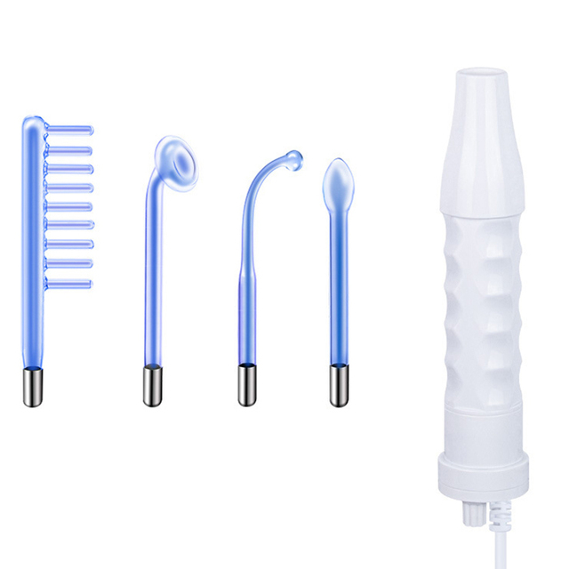 High Frequency Portable Bio Wave Machine for Facial Body Therapy Acne Treatment Rejuvenation EU Plug Neck Size Made of Plastic