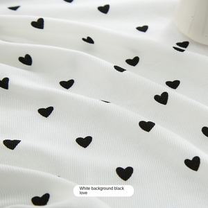 قماش محبوك مضلع لملابس الأطفال-g قطن سبانديكس مطبوع بقاعدة قطن ملون - Product Image 6