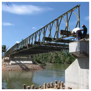 <span class=keywords><strong>Puente</strong></span> <span class=keywords><strong>Bailey</strong></span> Compacto Prefabricado, Estructura Temporal de Acero Ligero, Estándar ASTM, Incluye Soldadura, Corte y Doblado - Product Image 1