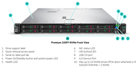 Serveur DL360 Gen10 Intel Xeon Gold 6423N 10SFF SAS/SATA, processeur 64 Go, serveur en rack 1U, RAID P408i-a 2*800W
